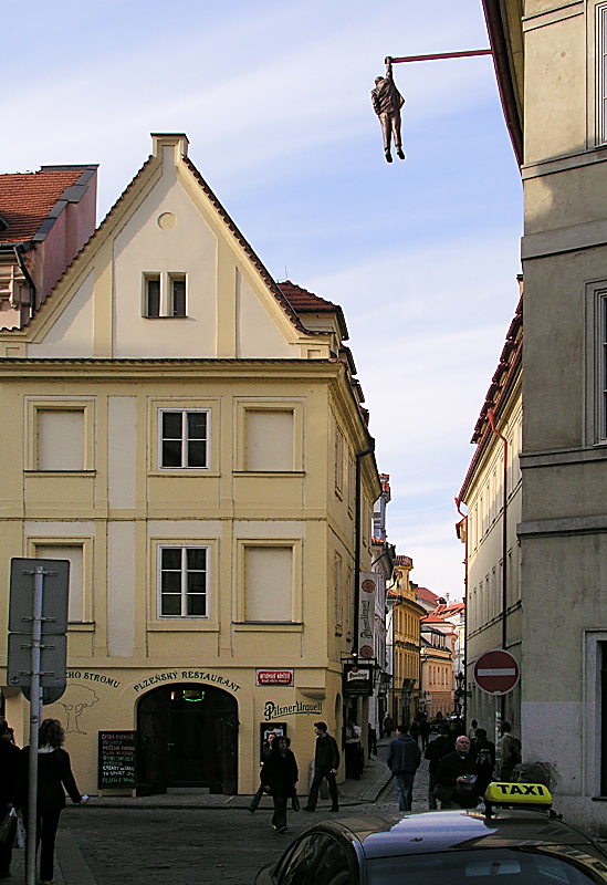 David Cerny: Hanging Man, Prague