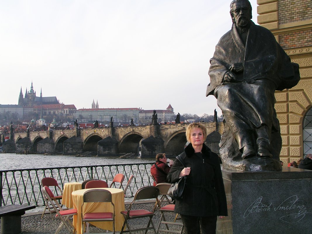 Prag, Smetana-Denkmal