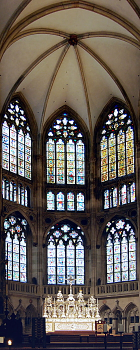 Glasfenster des Doms zu Regensburg