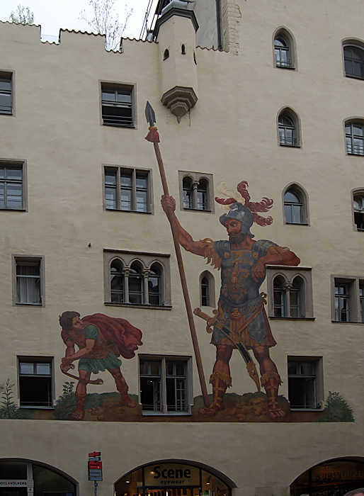 David und Goliath in Regensburg