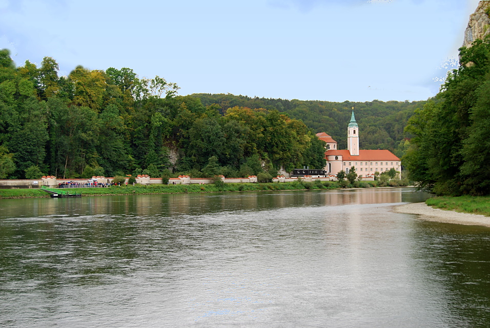 Das Kloster Weltenburg bei Kelheim an der Donau