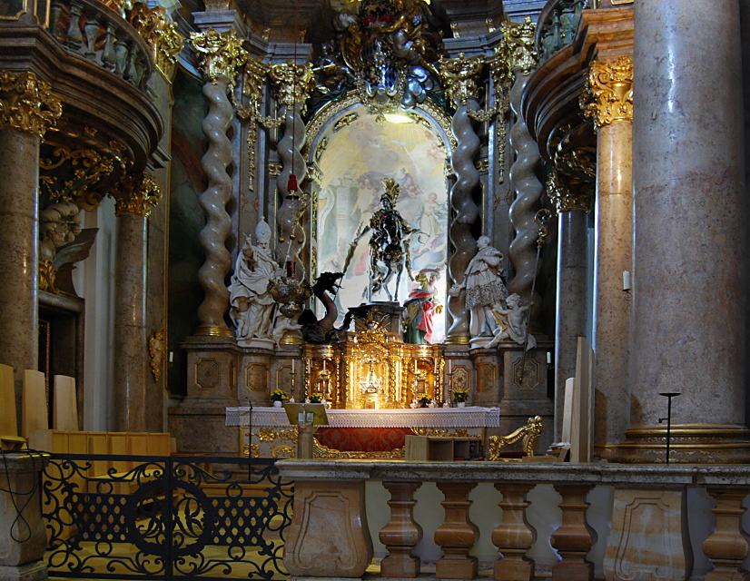 Altarbild Klosterkirche Weltenburg
