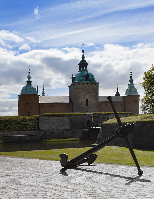Kalmar: Schloss mit Wehrmauern