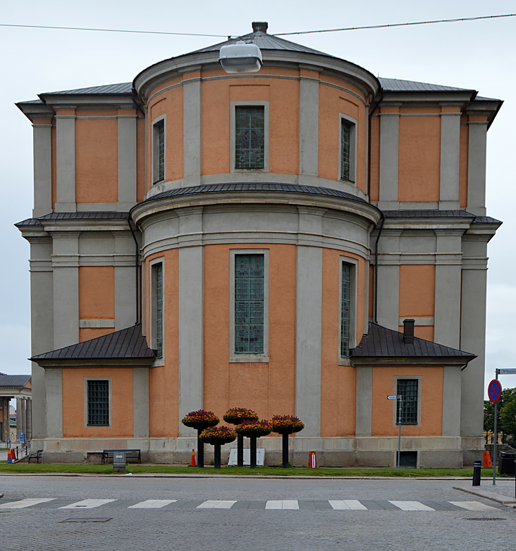 Karlskrona: Friedrichskirche, Rückansicht