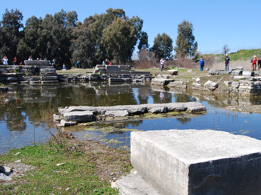 Teich in der Nähe des Artemistempels