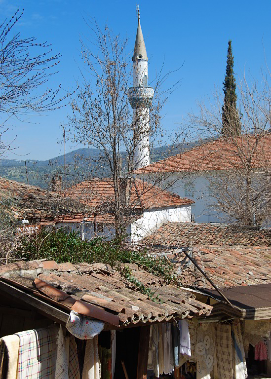Minarett der Moschee