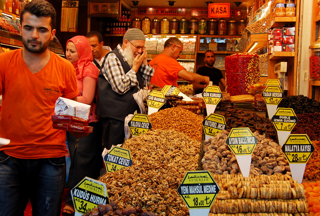 Im Gewürzmarkt von Istanbul