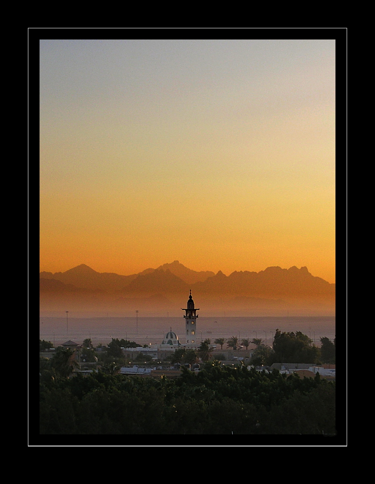 Sunset near Hurghada