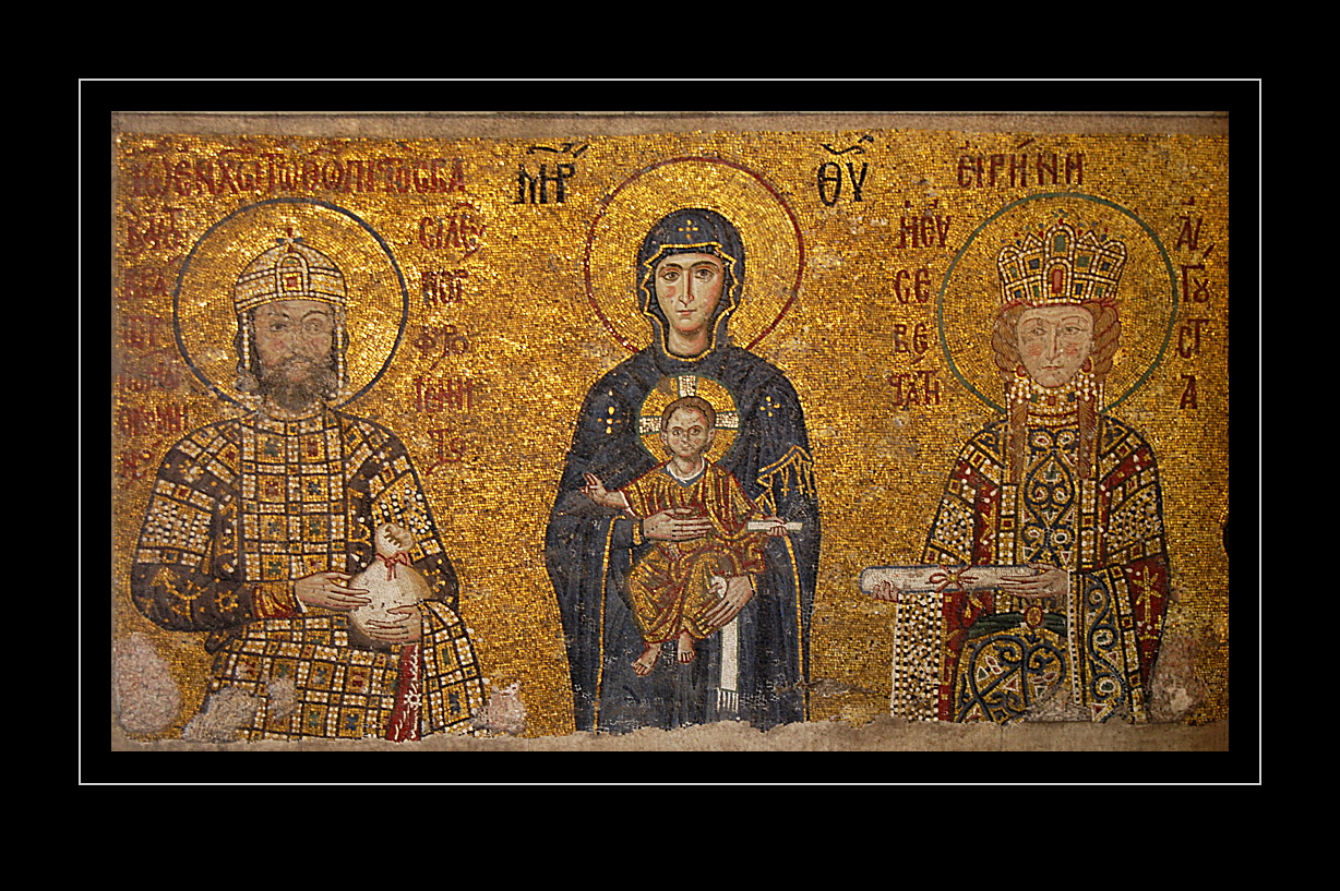 Mosaik von 1118 in der Hagia Sophia
