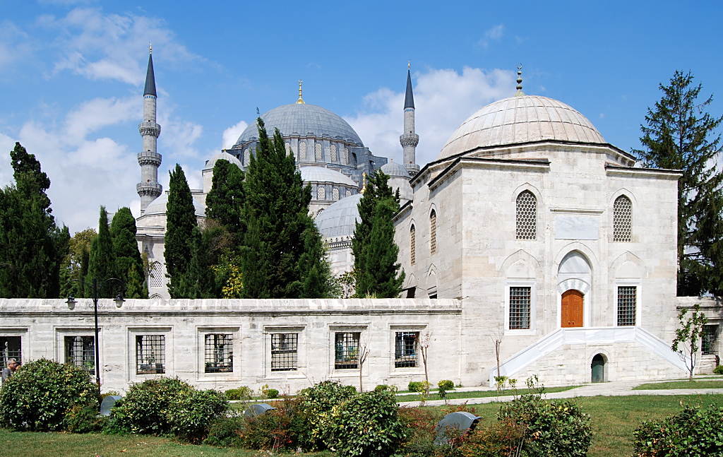 Grabmale (Türbe) in der Süleymaniye Moschee