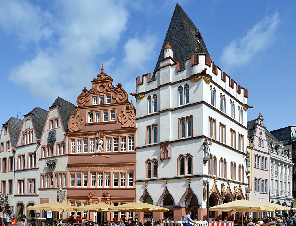 Gebäude am Hauptmarkt von Trier