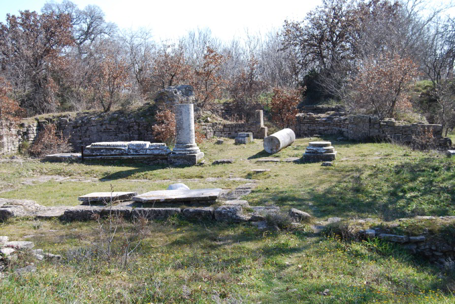 Troia, Säulenfragmente aus griechisch-römischer Zeit