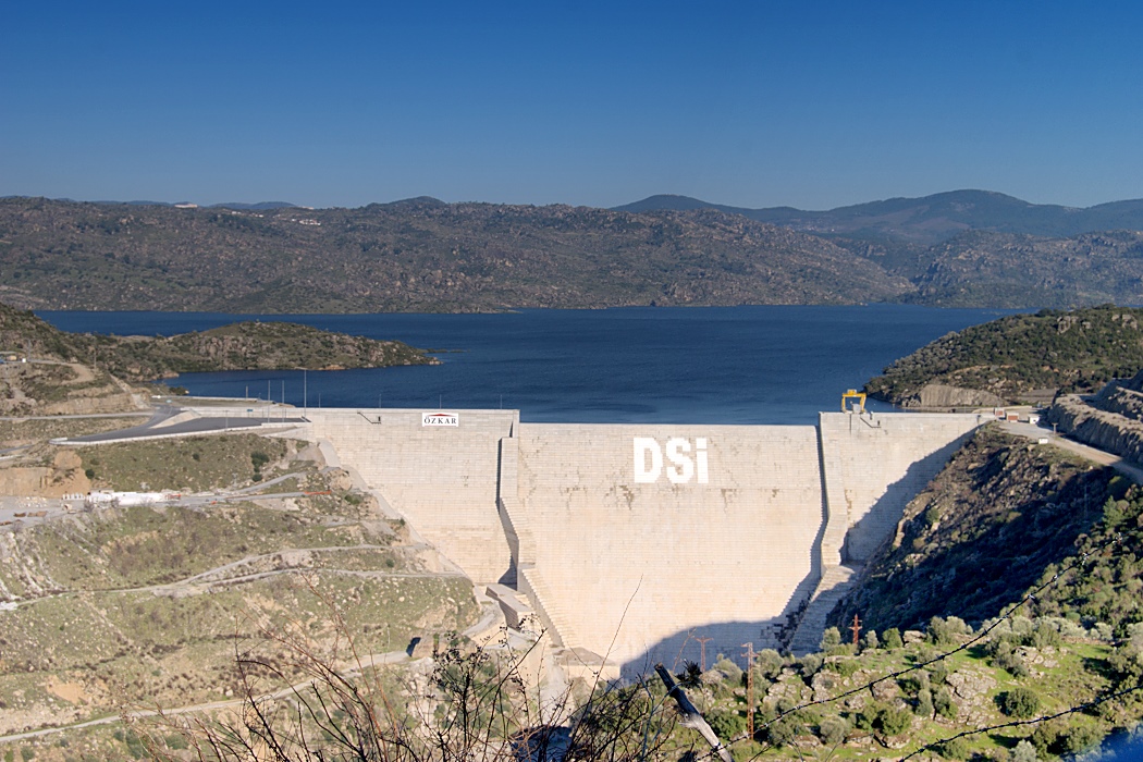 Staudamm Çine Adnan Menderes Dam, Türkei