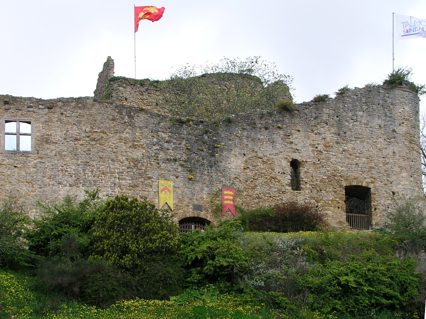 Ruine der Burg von Talmont