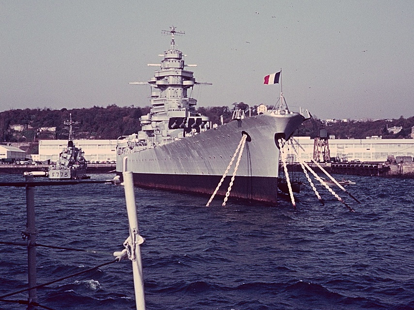 Schiff Richelieu 1965 in Brest