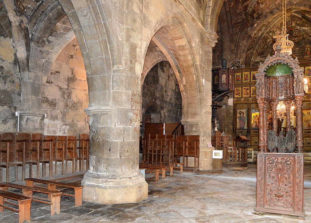 Innenraum der Abtei von Bellapais