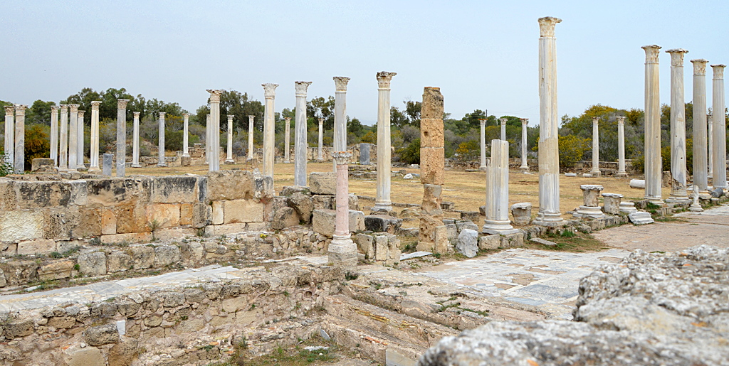 Säulenwald in Salamis