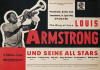 Plakat Louis Armstrong-Konzert in Hamburg am 4. April 1962