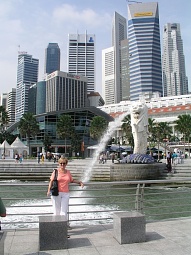 Singapur, am Merlion
