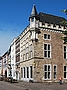 Aachen: Haus Löwenstein mit Figur des heiligen Nepomuk