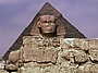 Der Sphinx von Gizeh wurde von Pharao Chephren erbaut