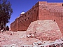 Das Kloster auf dem Sinai ist mit einer bis zu 15 m hohen Mauer umgeben