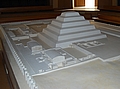 Saqqara: Modell vom ehemaligen Sakkara
