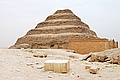 Sakkara, die Stufenpyramide des Djoser. Errichtet von Imhothep