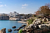 Maritimes in Antalya: Blick vom Hidirlik Kulesi zum Yachthafen