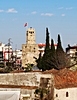 Uhrturm. Türkisch Saat Kulesi. Ehemals Wachtturm und Bestandteil der Stadtmauer von Antalya