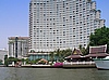 Der Fluss Chao Phraya in Bangkok