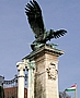 Budapest, Adler-Figur am Sandor Palais