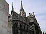 Matthiaskirche Budapest in der Seitenansicht