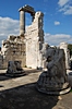 Säulenfragmente des nie vollendeten Tempels von Didyma