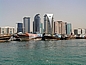 Dhau Harbour Dubai mit Skyline 2004