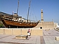 Ruderboot am Freiluftmuseum von Dubai