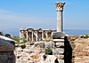 Celsus-Bibliothek: Die oberste Etage erkennt man von den Scholastika-Thermen