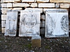 Fragmente. Steinreliefs, gesehen auf der Agora von Ephesus