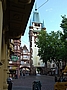 Freiburg, Martinstor. Turm der mittelalterlichen Stadtbefestigung