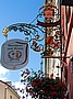 Freiburg Münzgassse: Wappenschild Gasthaus zum Kranz