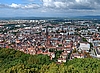 Freiburg: Blick vom Schlosssberg in Richtung Vogesen