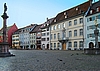 Freiburg: Südseite des Münsterplatzes