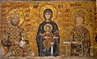Freigelegtes Mosaik von 1118 in der Südgalerie der Hagia Sophia