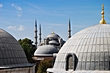 Aussicht aus einem Fenster in der Empore der Hagia Sophia