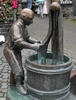 Monschau: Detail Färber aus dem Weberbrunnen