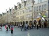 Münster: Prinzipalmarkt nach dem 2. Weltkrieg neu aufgebaut