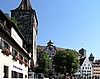 Nürnberg - Wohnäuser an der Burg