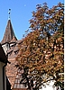 Halbmond am Nürnberger Septemberhimmel