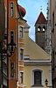 Kirche St. Johann mit Turm der Niedermünsterkirche