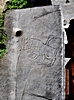 Johanneskirche Selcuk, Steinplatte mit einem Fabeltier? Oder ein rüsselloser Elefant?